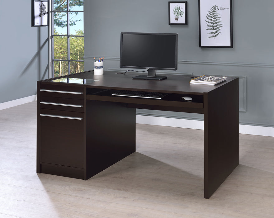 Halston Computer Desk - Levi's Discount Furniture (Vineland, NJ)