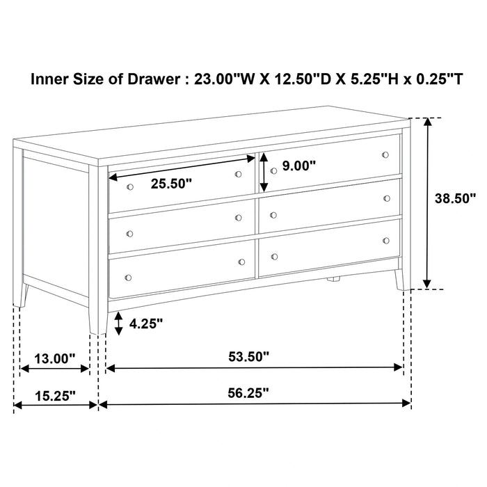Wilkes Dresser - Levi's Discount Furniture (Vineland, NJ)