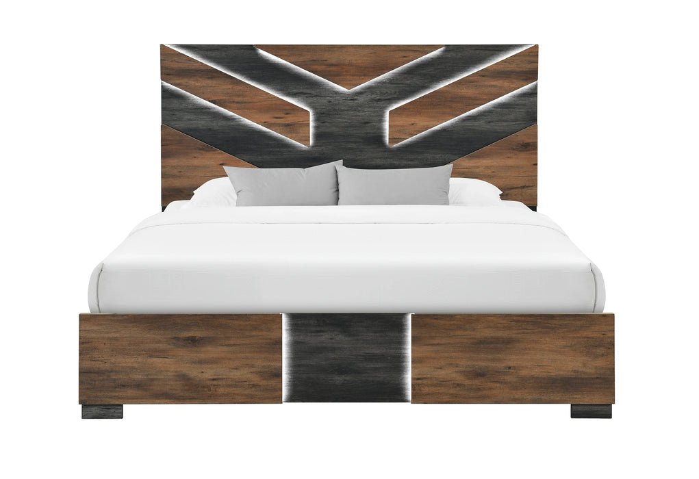 Optimus Brown/Black Bed