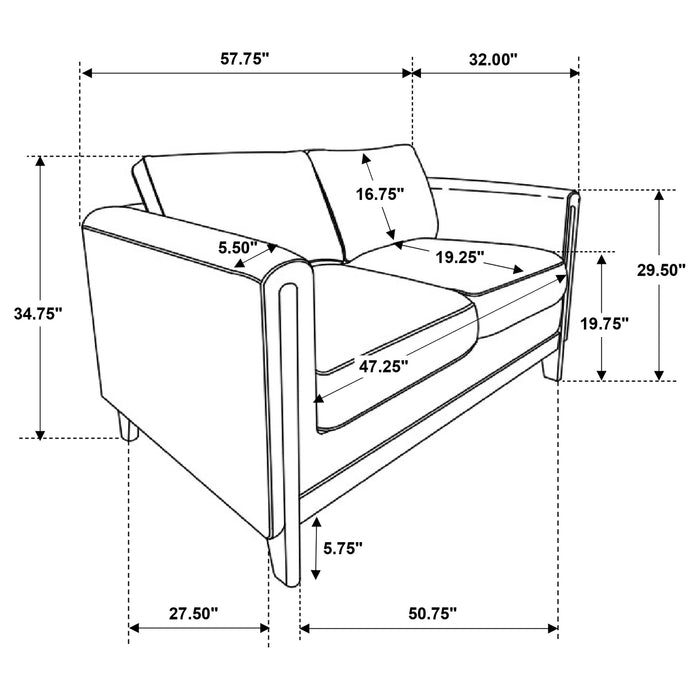 Islington Loveseat - Levi's Discount Furniture (Vineland, NJ)