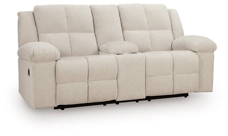 Orlen Reclining Loveseat with Console - Levi's Discount Furniture (Vineland, NJ)