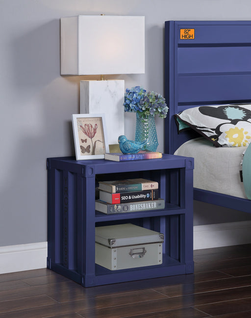 Cargo Blue Nightstand (USB) - Levi's Discount Furniture (Vineland, NJ)