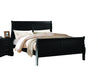 Louis Philippe Black Twin Bed - Levi's Discount Furniture (Vineland, NJ)