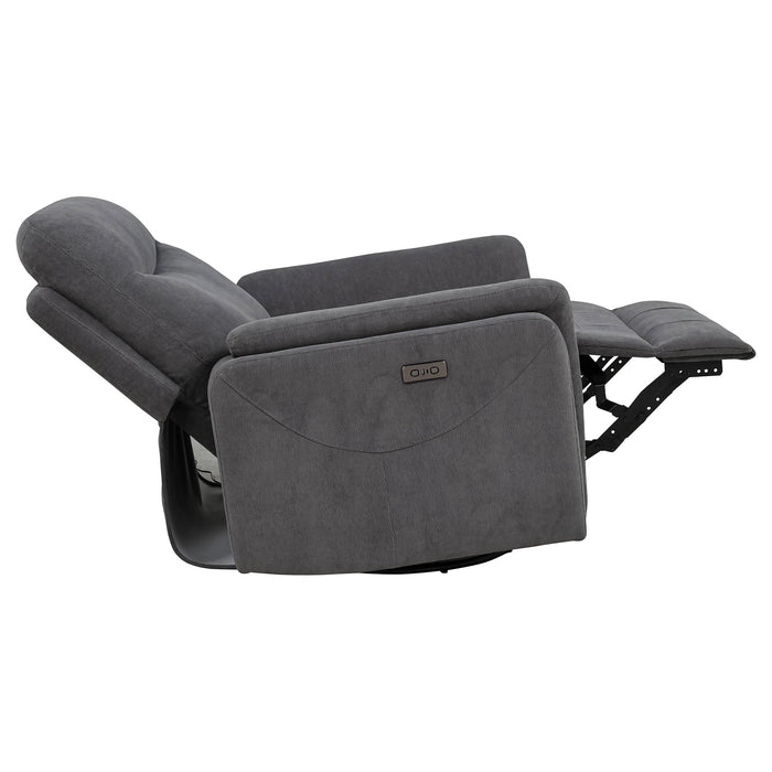 Adler Power Swivel Glider Recliner - Levi's Discount Furniture (Vineland, NJ)