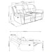 Bahrain Power Reclining Loveseat - Levi's Discount Furniture (Vineland, NJ)