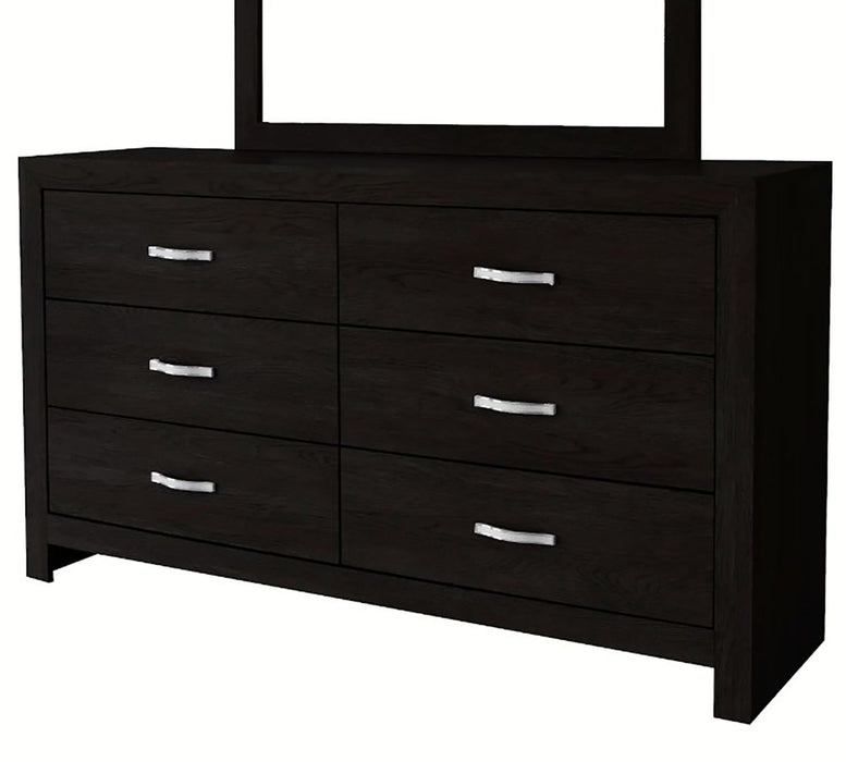 Crown Mark Furniture Jaylen 6 Drawer Dresser in Black image