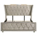 Lorient Wingback Bed with LED Lighting - Levi's Discount Furniture (Vineland, NJ)