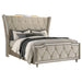 Lorient Wingback Bed with LED Lighting - Levi's Discount Furniture (Vineland, NJ)