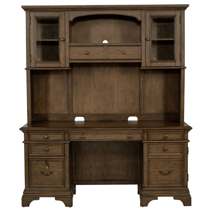 Hartshill Credenza Desk with Hutch - Levi's Discount Furniture (Vineland, NJ)