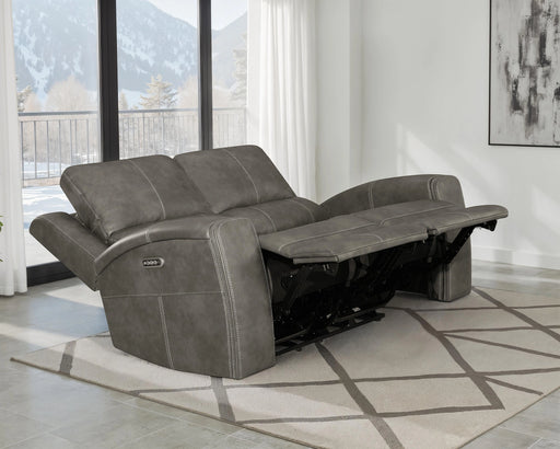 Brickston Triple Power Reclining Loveseat - Levi's Discount Furniture (Vineland, NJ)