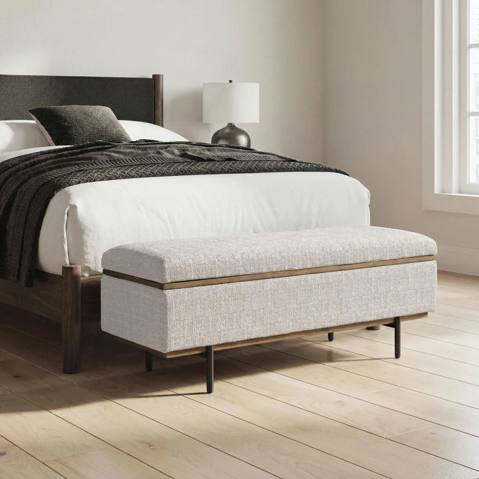 Dettaford Next-Gen Nuvella Storage Bench - Levi's Discount Furniture (Vineland, NJ)