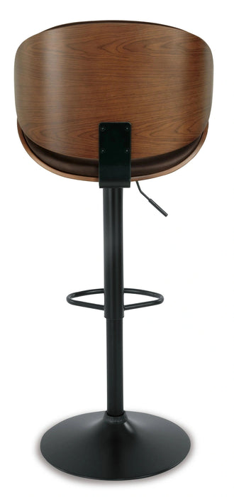 Bellatier Adjustable Height Bar Stool - Levi's Discount Furniture (Vineland, NJ)