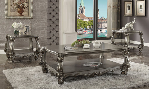 Versailles Antique Platinum Coffee Table - Levi's Discount Furniture (Vineland, NJ)