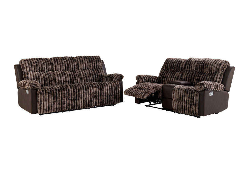 U6028 Reclining Sofa/Console Reclining Loveseat