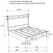 Hazlewood Panel Platform Storage Bed - Levi's Discount Furniture (Vineland, NJ)