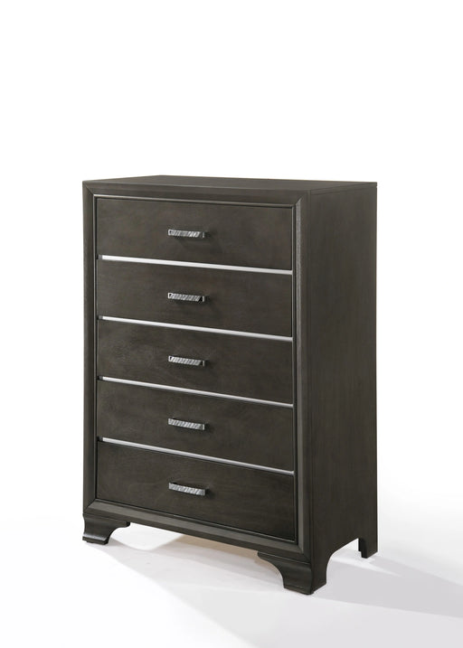 Carine II Gray Chest - Levi's Discount Furniture (Vineland, NJ)