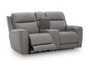 5Z-Comfort Power Reclining Loveseat with Console - Levi's Discount Furniture (Vineland, NJ)