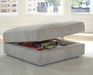 Aslan Court Ottoman With Storage - Levi's Discount Furniture (Vineland, NJ)