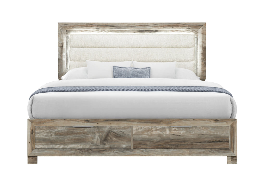 Callie Brown Bed with Storage