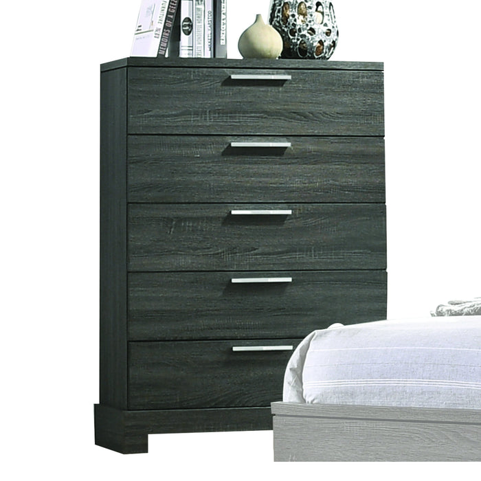 Lantha Gray Oak Chest - Levi's Discount Furniture (Vineland, NJ)