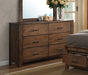 Acme Merrilee Drawer Dresser in Oak 21685 - Levi's Discount Furniture (Vineland, NJ)