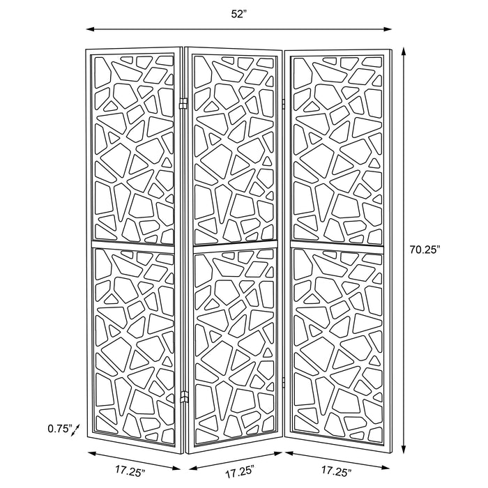 Nailan Three-Panel Room Divider - Levi's Discount Furniture (Vineland, NJ)