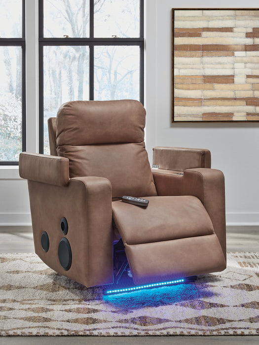 Lorrenton Power Glider Recliner with Audio System - Levi's Discount Furniture (Vineland, NJ)