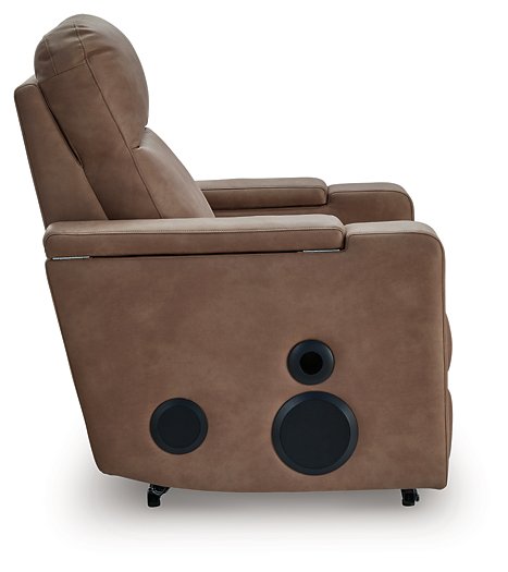 Lorrenton Power Glider Recliner with Audio System - Levi's Discount Furniture (Vineland, NJ)