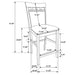 Gabriel Counter Height Dining Set - Levi's Discount Furniture (Vineland, NJ)