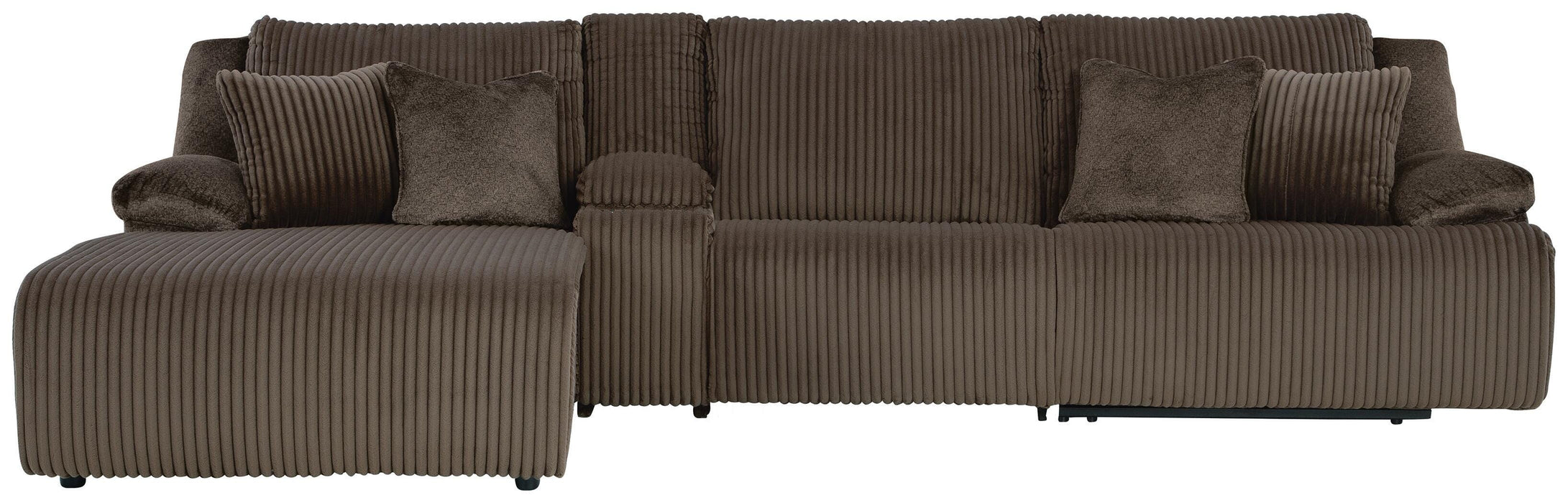 Top Tier Reclining Sectional with Chaise - Levi's Discount Furniture (Vineland, NJ)