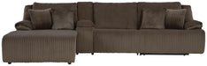 Top Tier Reclining Sectional with Chaise - Levi's Discount Furniture (Vineland, NJ)