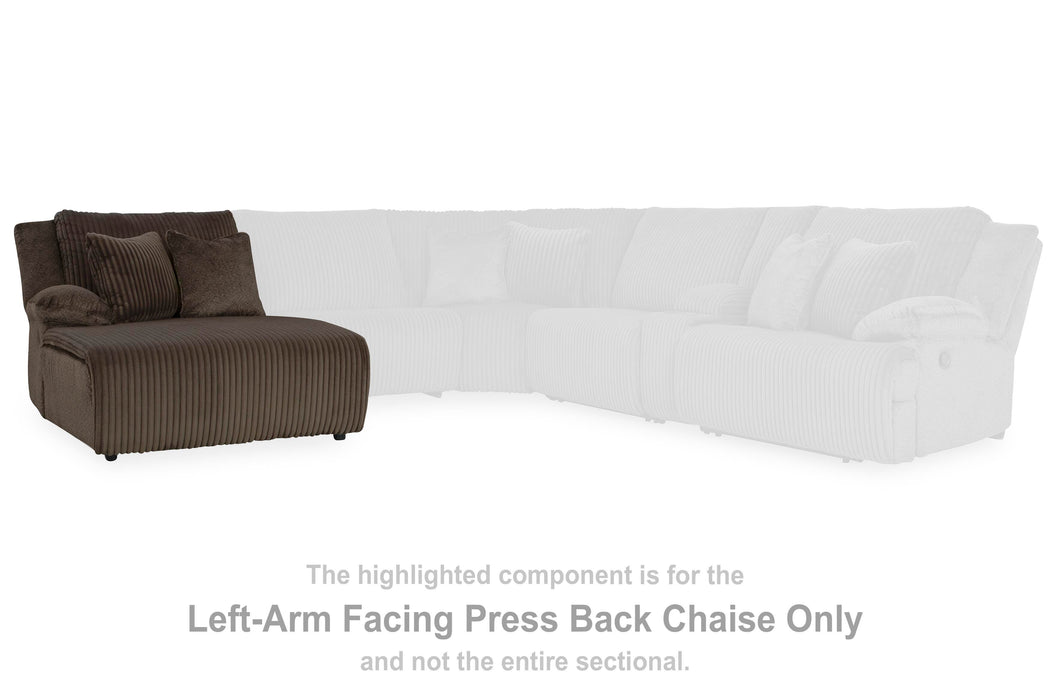 Top Tier Reclining Sectional with Chaise - Levi's Discount Furniture (Vineland, NJ)