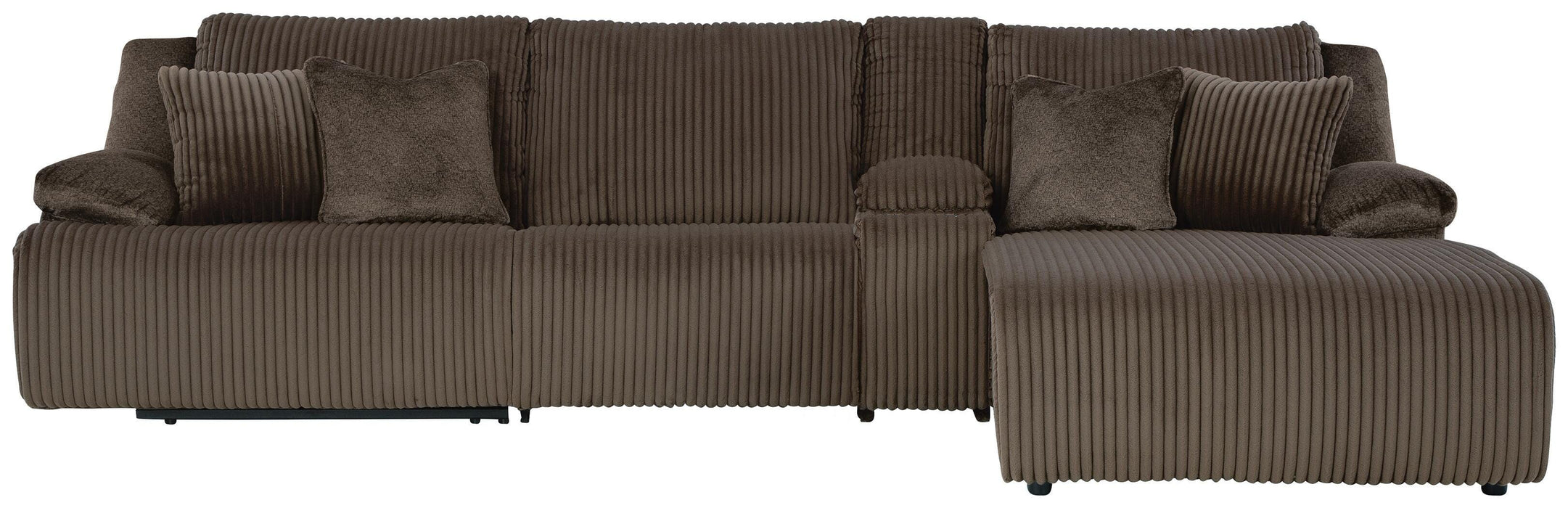 Top Tier Reclining Sectional with Chaise - Levi's Discount Furniture (Vineland, NJ)