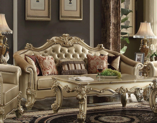 Acme Dresden Sofa in Gold Patina 53120 - Levi's Discount Furniture (Vineland, NJ)