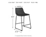 Centiar Counter Height Bar Stool - Levi's Discount Furniture (Vineland, NJ)