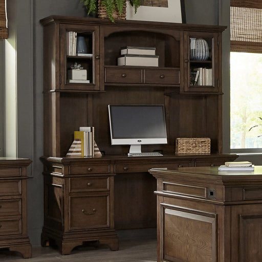 Hartshill Credenza Desk with Hutch - Levi's Discount Furniture (Vineland, NJ)