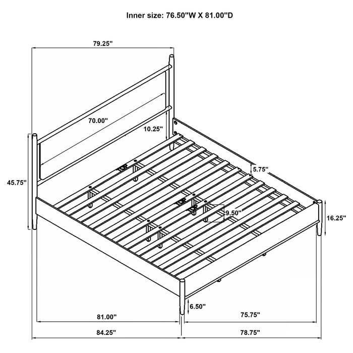 Mason Panel Platform Bed - Levi's Discount Furniture (Vineland, NJ)