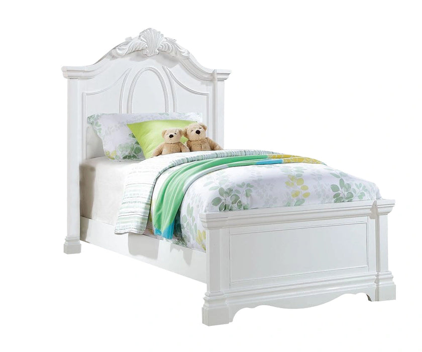 Acme Estrella Youth Full Panel Bed in White 30235F - Levi's Discount Furniture (Vineland, NJ)