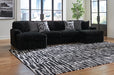 Midnight-Madness Sectional with Chaise - Levi's Discount Furniture (Vineland, NJ)