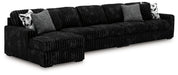 Midnight-Madness Sectional with Chaise - Levi's Discount Furniture (Vineland, NJ)