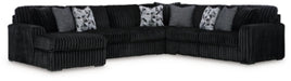 Midnight-Madness Sectional with Chaise - Levi's Discount Furniture (Vineland, NJ)