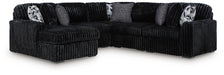 Midnight-Madness Sectional with Chaise - Levi's Discount Furniture (Vineland, NJ)