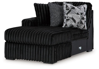 Midnight-Madness Sectional with Chaise - Levi's Discount Furniture (Vineland, NJ)
