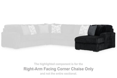 Midnight-Madness Sectional with Chaise - Levi's Discount Furniture (Vineland, NJ)