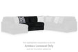 Midnight-Madness Sectional with Chaise - Levi's Discount Furniture (Vineland, NJ)