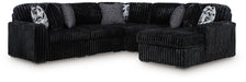 Midnight-Madness Sectional with Chaise - Levi's Discount Furniture (Vineland, NJ)