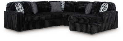 Midnight-Madness Sectional with Chaise - Levi's Discount Furniture (Vineland, NJ)