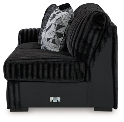 Midnight-Madness Sectional with Chaise - Levi's Discount Furniture (Vineland, NJ)