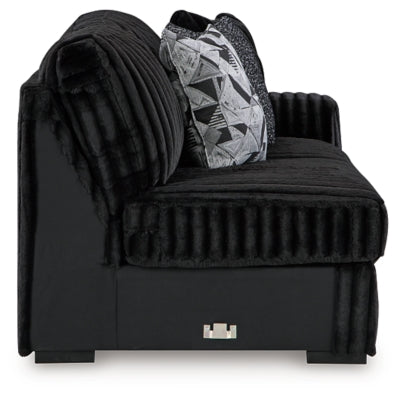 Midnight-Madness Sectional with Chaise - Levi's Discount Furniture (Vineland, NJ)
