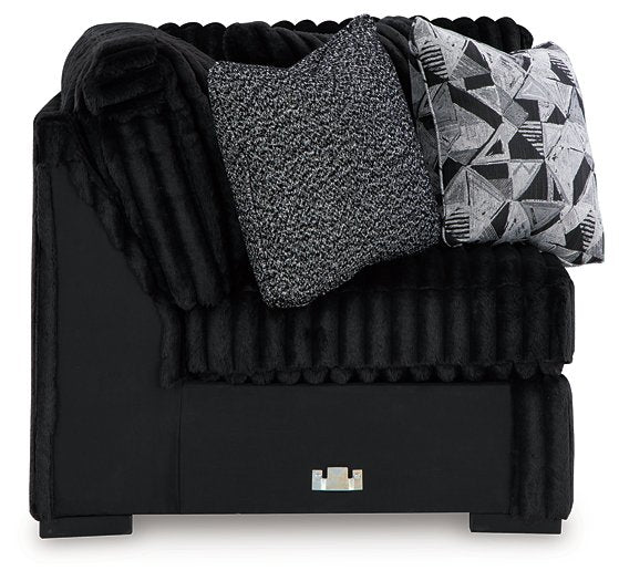 Midnight-Madness Sectional with Chaise - Levi's Discount Furniture (Vineland, NJ)